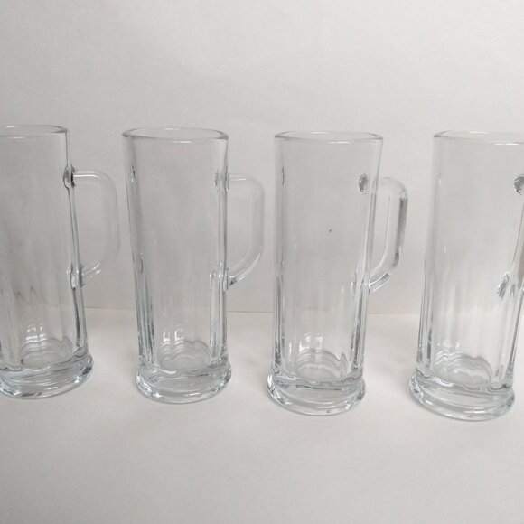 Libbey Set of 4 Sampler Miniature Beer Mugs Mini Stein Glasses Taster 4 oz. New - Picture 4 of 10